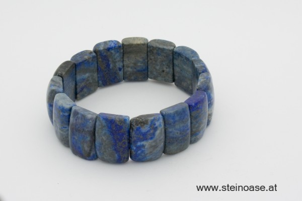 Armband Lapislazuli - Breit